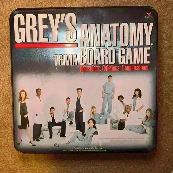 Greys Anatomy Trivia Board Game 2007 (Metal Box) - Picture 1 of 4